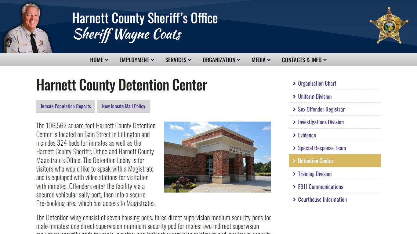 Harnett County Detention Center // Harnett County, North ...